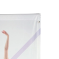 Kakémono pour lampadaire avec potence à ressort visuel seul kakémono