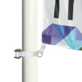 Kakémono pour lampadaire avec potence fixe essentielle